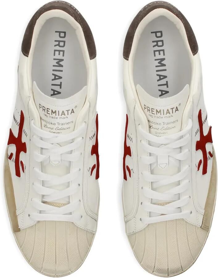 Premiata Steven leren sneakers Wit - Foto 2