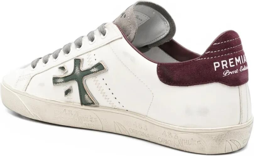 Premiata Steven logo-patch sneakers Wit - Foto 3