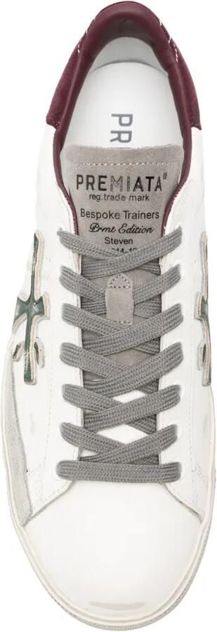 Premiata Steven logo-patch sneakers Wit - Foto 4