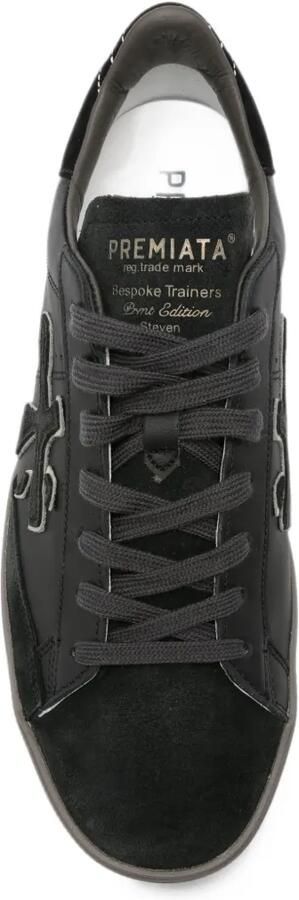 Premiata Steven logo-patch sneakers Zwart - Foto 3