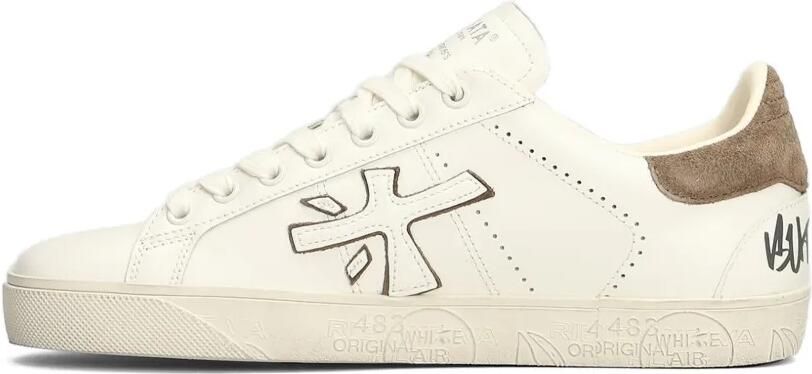 Premiata Steven sneakers met logopatch Beige - Foto 5