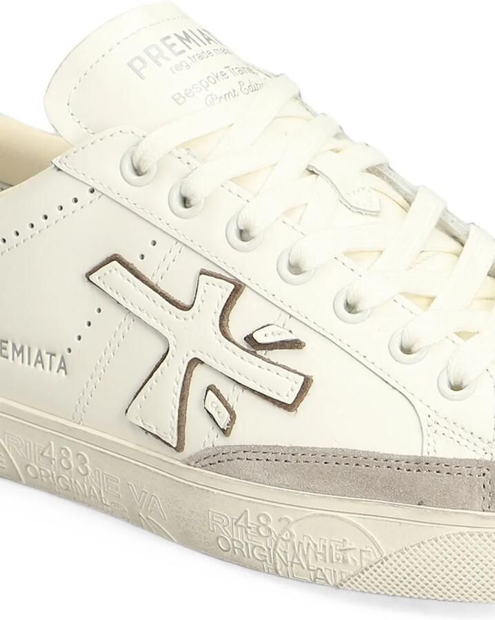 Premiata Steven sneakers met logopatch Beige - Foto 2