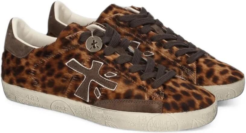 Premiata Stevend 8711 sneakers Bruin - Foto 3