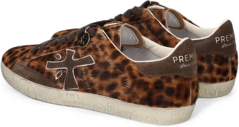 Premiata Stevend 8711 sneakers Bruin - Foto 4
