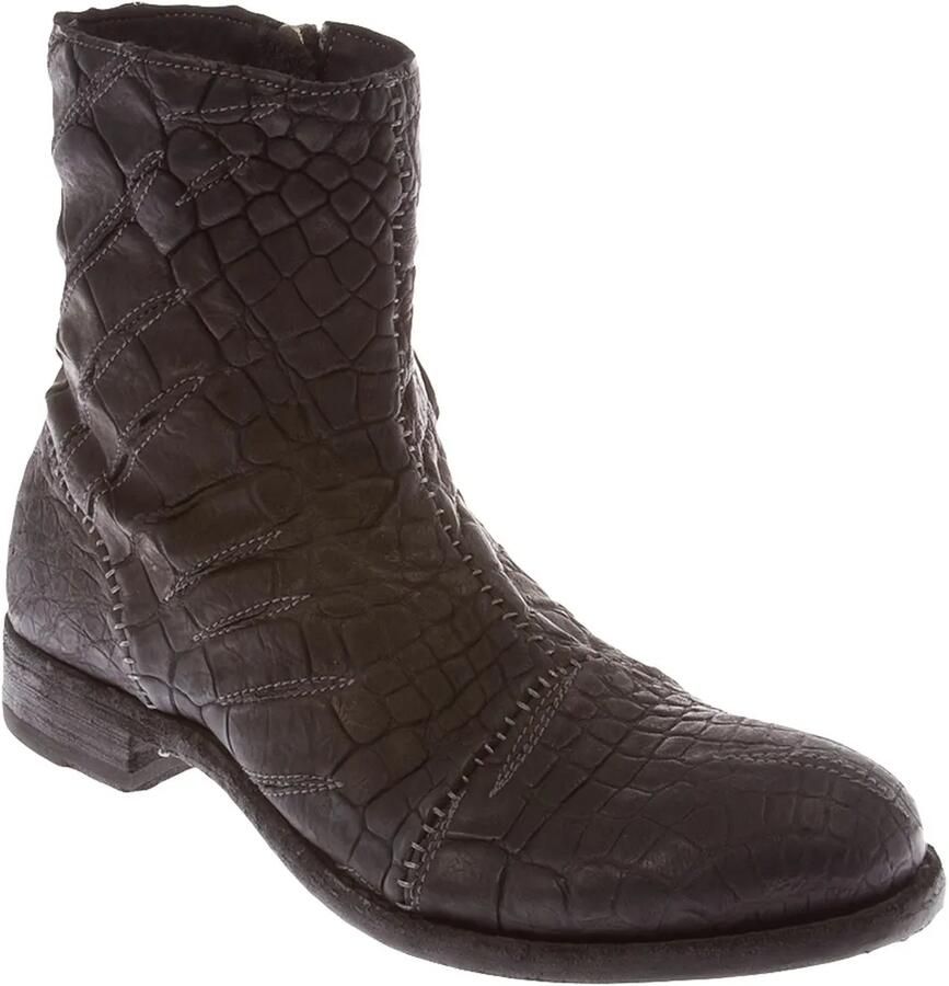 Premiata textured boots Zwart