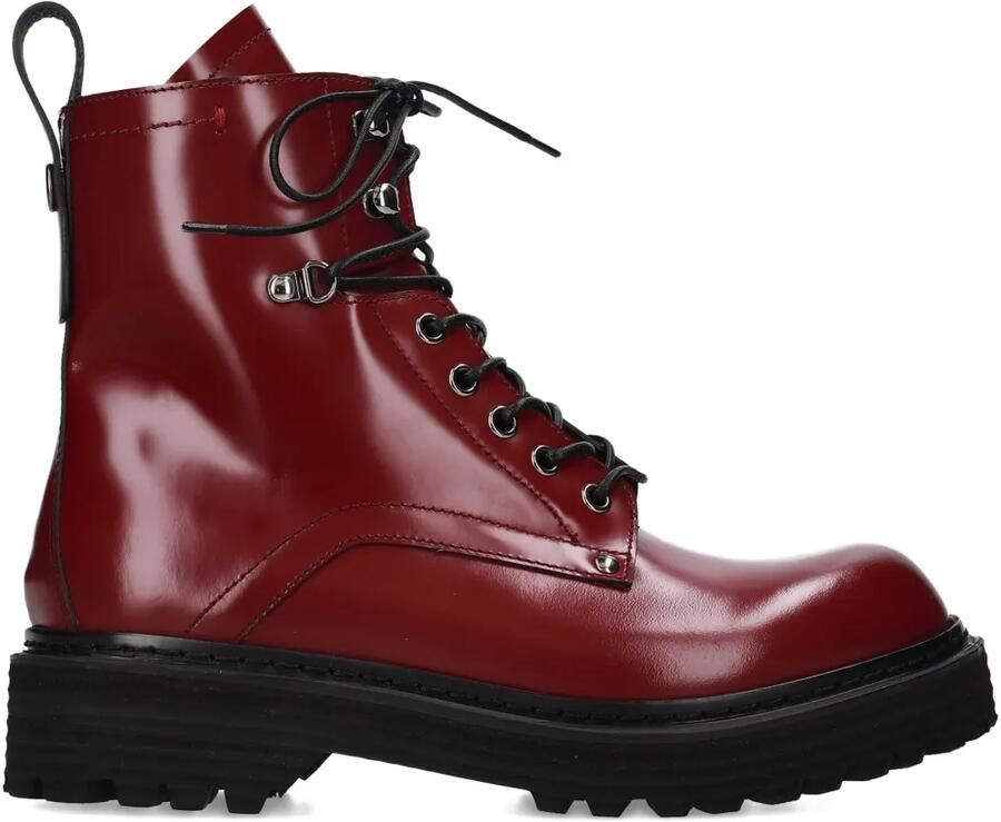 Premiata Veterlaarzen met rits Rood