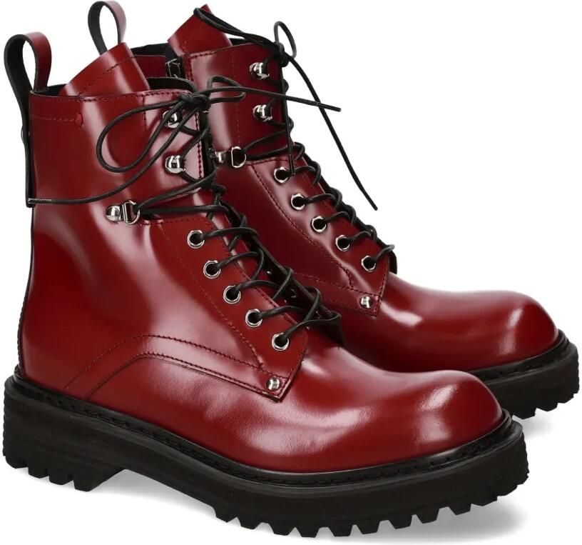 Premiata Veterlaarzen met rits Rood - Foto 3