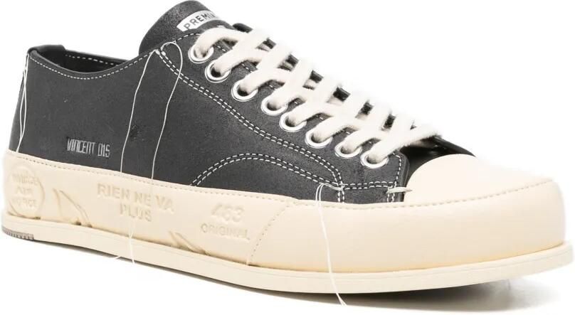 Premiata Vincent 015 sneakers met logo-print Zwart - Foto 2