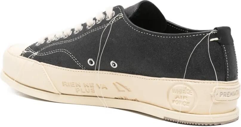 Premiata Vincent 015 sneakers met logo-print Zwart - Foto 3
