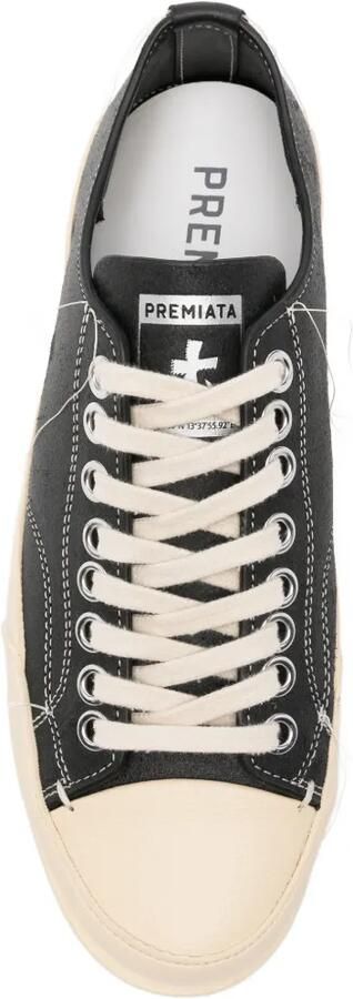 Premiata Vincent 015 sneakers met logo-print Zwart - Foto 4