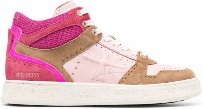 Premiata Quinnd high-top sneakers Roze