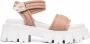 Premiata Sandalen met klittenband Beige - Thumbnail 1