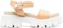 Premiata Sandalen met plateauzool Beige - Thumbnail 1