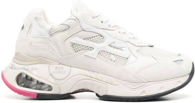 Premiata Sharky-D mesh sneakers Wit