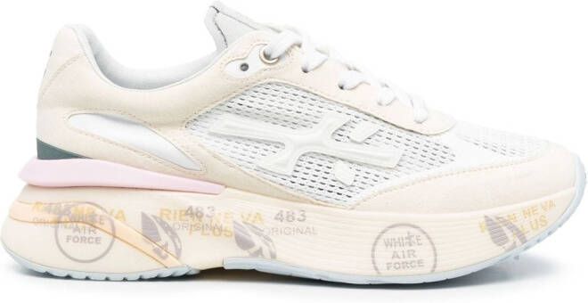 Premiata Sneakers met logopatch Beige