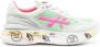 Premiata Lichtgroene nylon sneakers Green Dames - Thumbnail 2