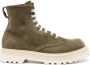 Premiata Suède combat boots Groen - Thumbnail 1