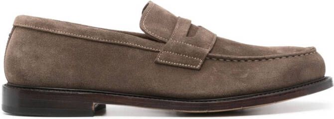 Premiata Suède loafers Bruin