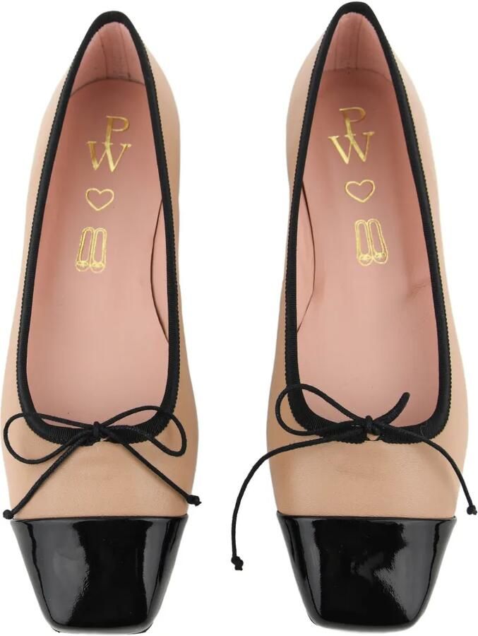 Pretty Ballerinas Camille ballerina's met lakleren neus Beige - Foto 2