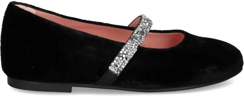 Pretty Ballerinas Kids Fluwelen ballerina's Zwart