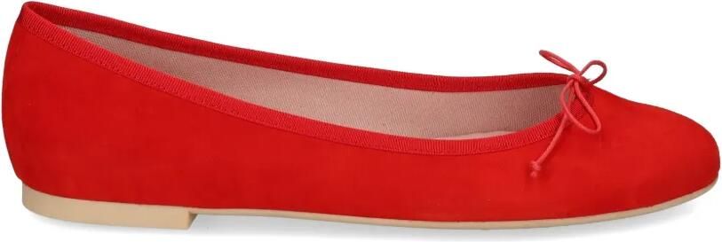 Pretty Ballerinas Nicole ballerina's met strikdetail Rood