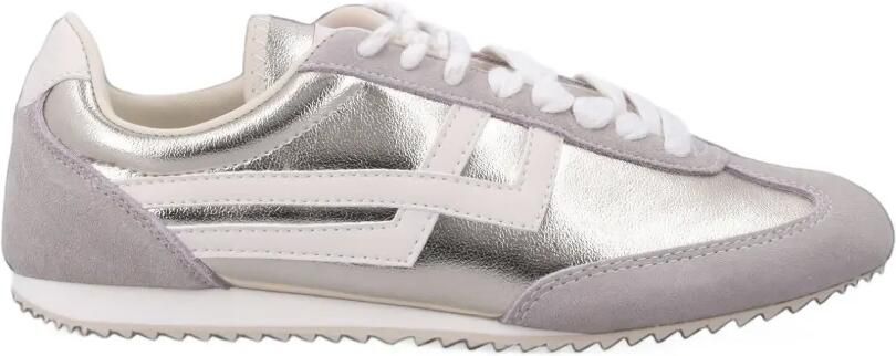 Pro-Keds Racer 77 low-top sneakers met metallic effect Zilver