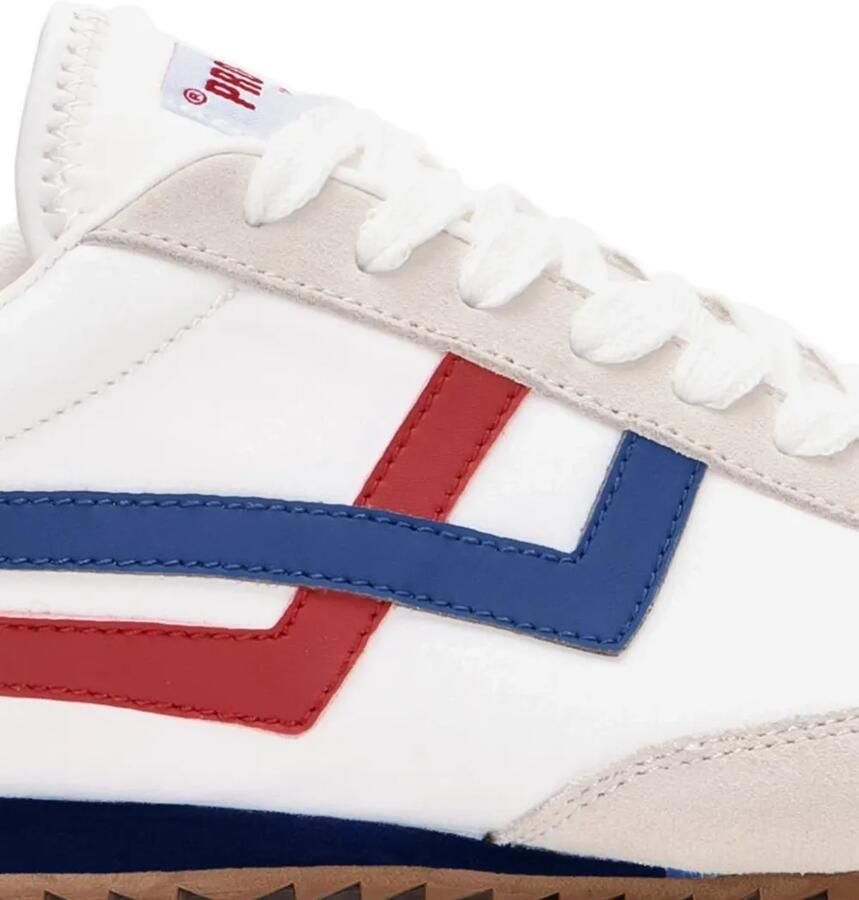Pro-Keds Racer 77 sneakers met leren vlakken Wit