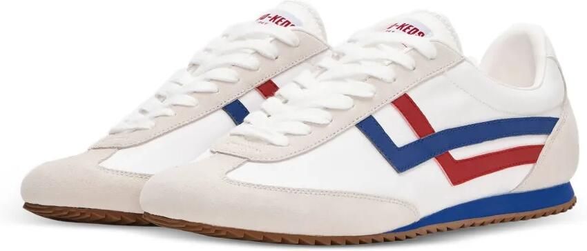 Pro-Keds Racer 77 sneakers met leren vlakken Wit - Foto 4