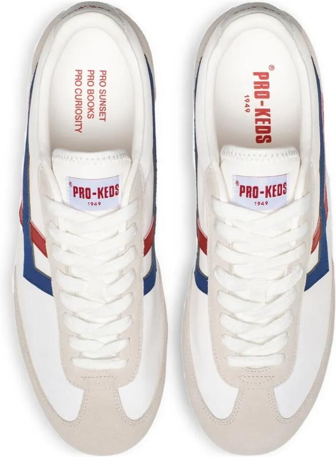 Pro-Keds Racer 77 sneakers met leren vlakken Wit - Foto 2