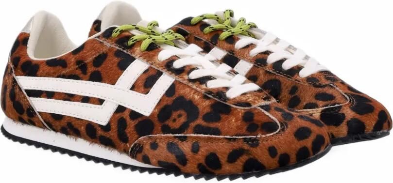 Pro-Keds Racer 77 sneakers met luipaardprint Bruin - Foto 3