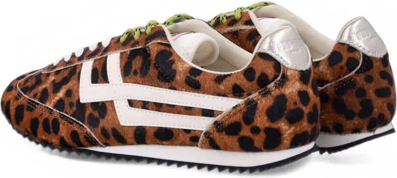 Pro-Keds Racer 77 sneakers met luipaardprint Bruin - Foto 4
