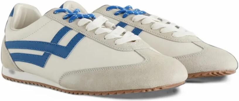 Pro-Keds Racer 77 suede-panelled lace-up sneakers Wit - Foto 2