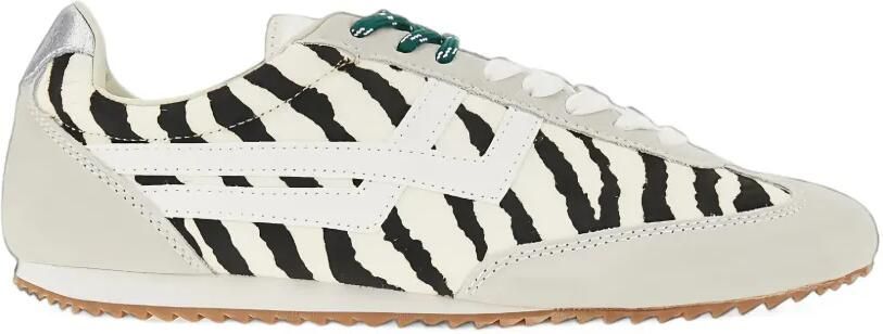 Pro-Keds Racer 77 zebra-print panelled sneakers Beige