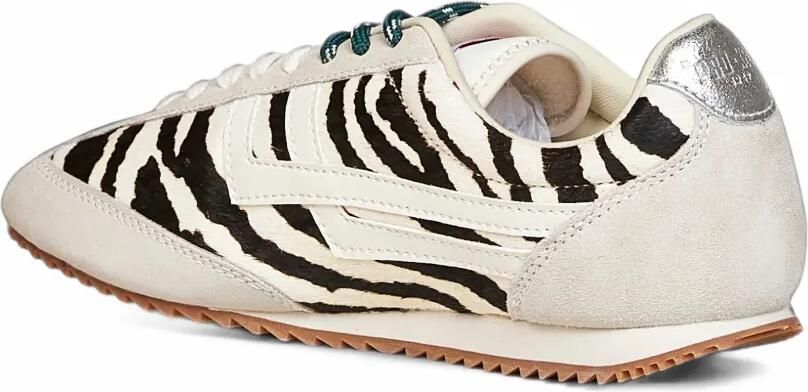 Pro-Keds Racer 77 zebra-print panelled sneakers Beige - Foto 3