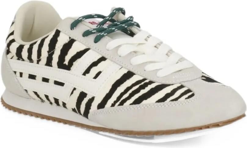 Pro-Keds Racer 77 zebra-print sneakers Wit - Foto 3