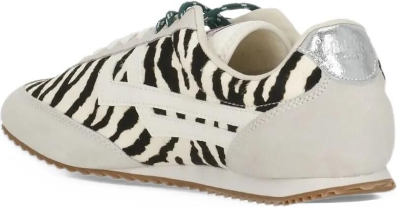 Pro-Keds Racer 77 zebra-print sneakers Wit - Foto 4