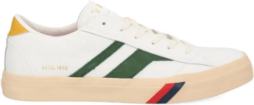 Pro-Keds Royal Classic leren gestreepte sneakers Grijs