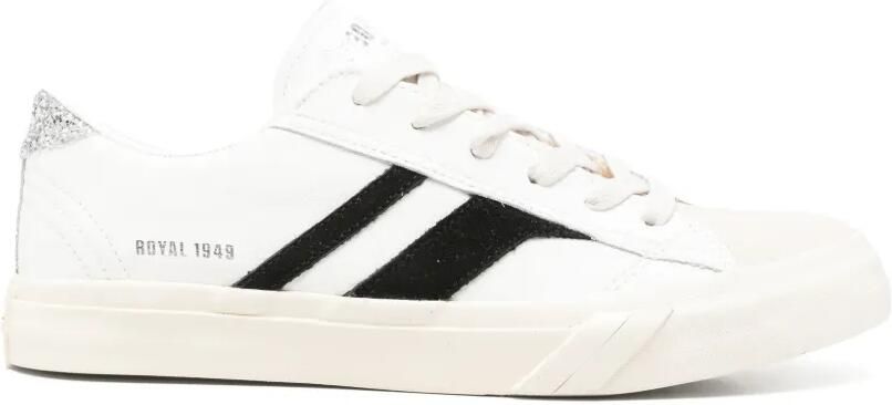 Pro-Keds Royal Classic leren sneakers met glitters Wit