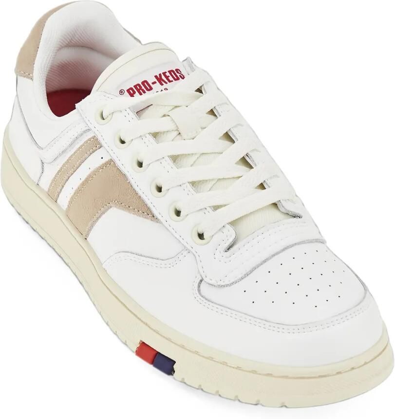 Pro-Keds Sky suede-panelled leather sneakers Wit - Foto 2