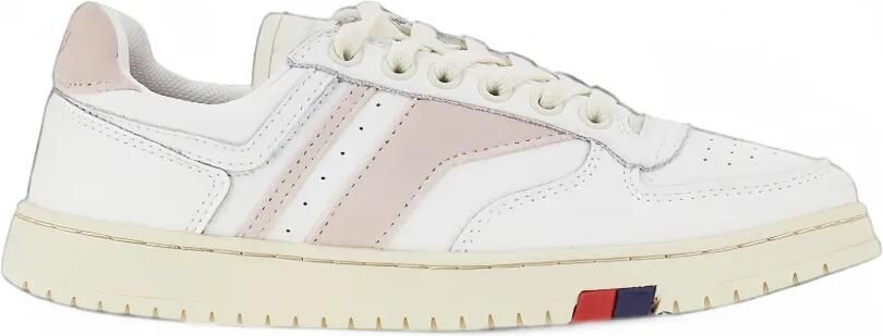 Pro-Keds Sky suede-panelled perforated sneakers Wit