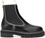 Proenza Schouler Chelsea laarzen met contrasterend stiksel 999 - Thumbnail 1