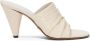 Proenza Schouler Gathered Cone leren sandalen Beige - Thumbnail 1