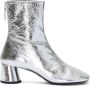 Proenza Schouler Glove 55mm metallic leren laarzen Zilver - Thumbnail 1