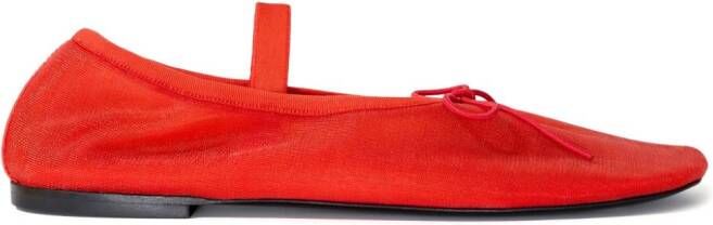 Proenza Schouler Glove Mary Jane ballerina's Rood