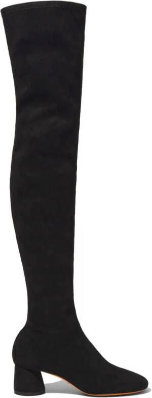 Proenza Schouler Glove overknee laarzen (55 mm) Zwart