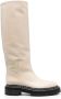 Proenza Schouler Leren knielaarzen Beige - Thumbnail 1