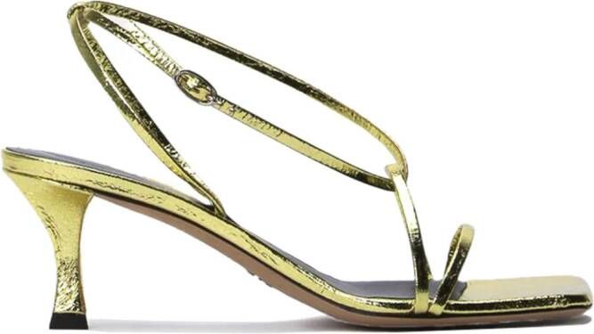 Proenza Schouler Metallic sandalen Goud