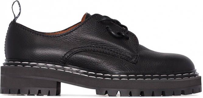 Proenza Schouler Oxfords van leer Zwart