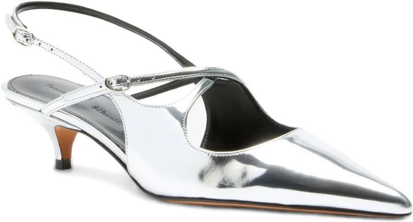 Proenza Schouler 40 mm Slash pumps Grijs - Foto 4