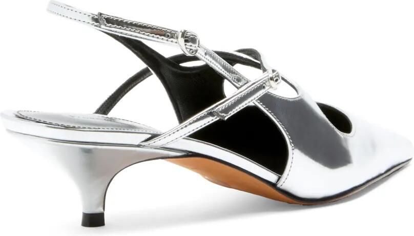 Proenza Schouler 40 mm Slash pumps Grijs - Foto 3